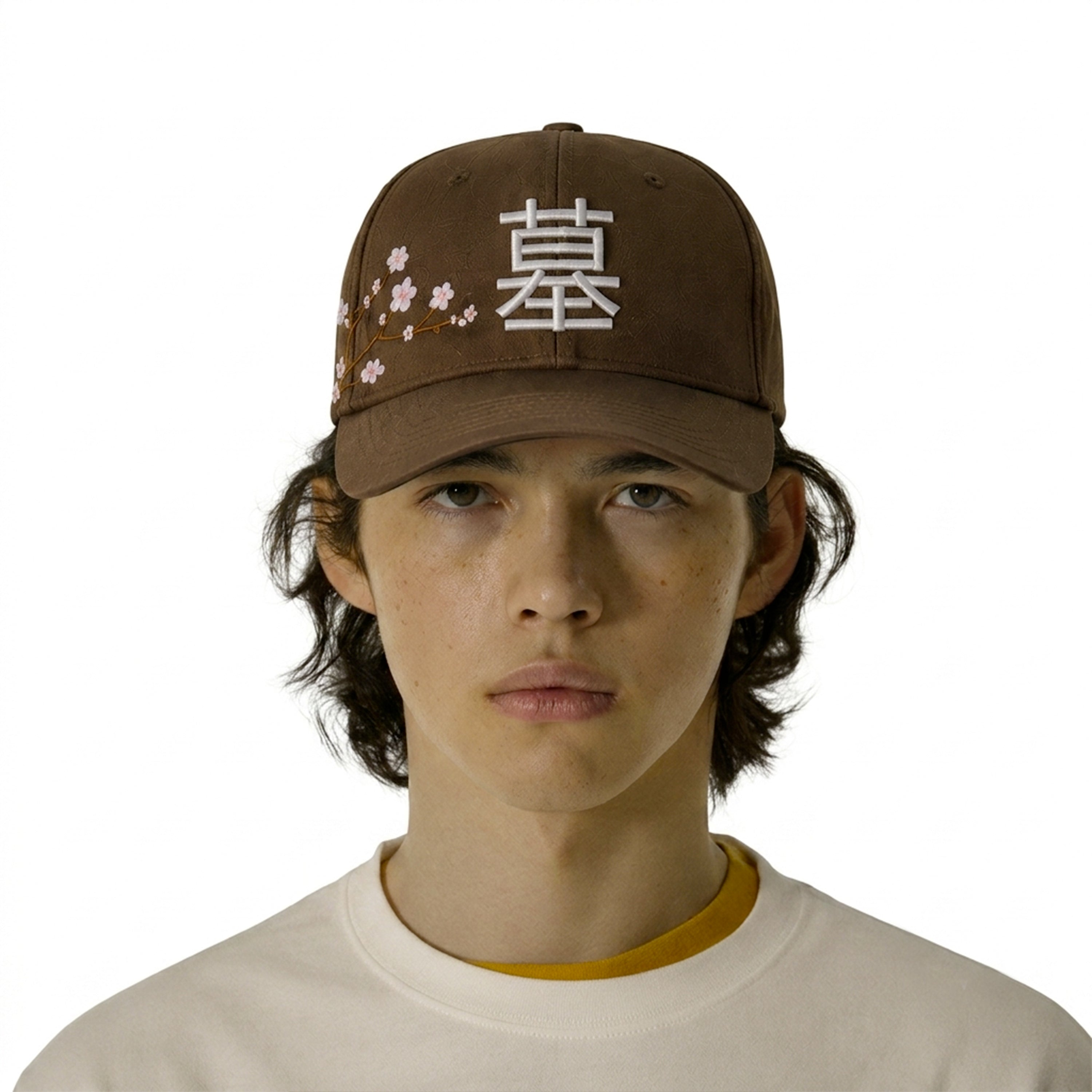 BROWN SAKURA CAP