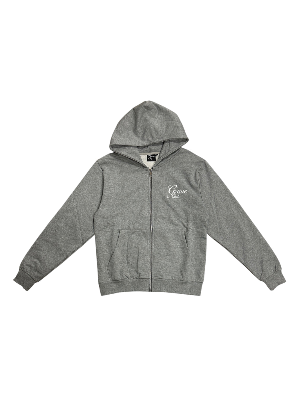 Grey Zip Hoodie