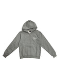 Grey Zip Hoodie
