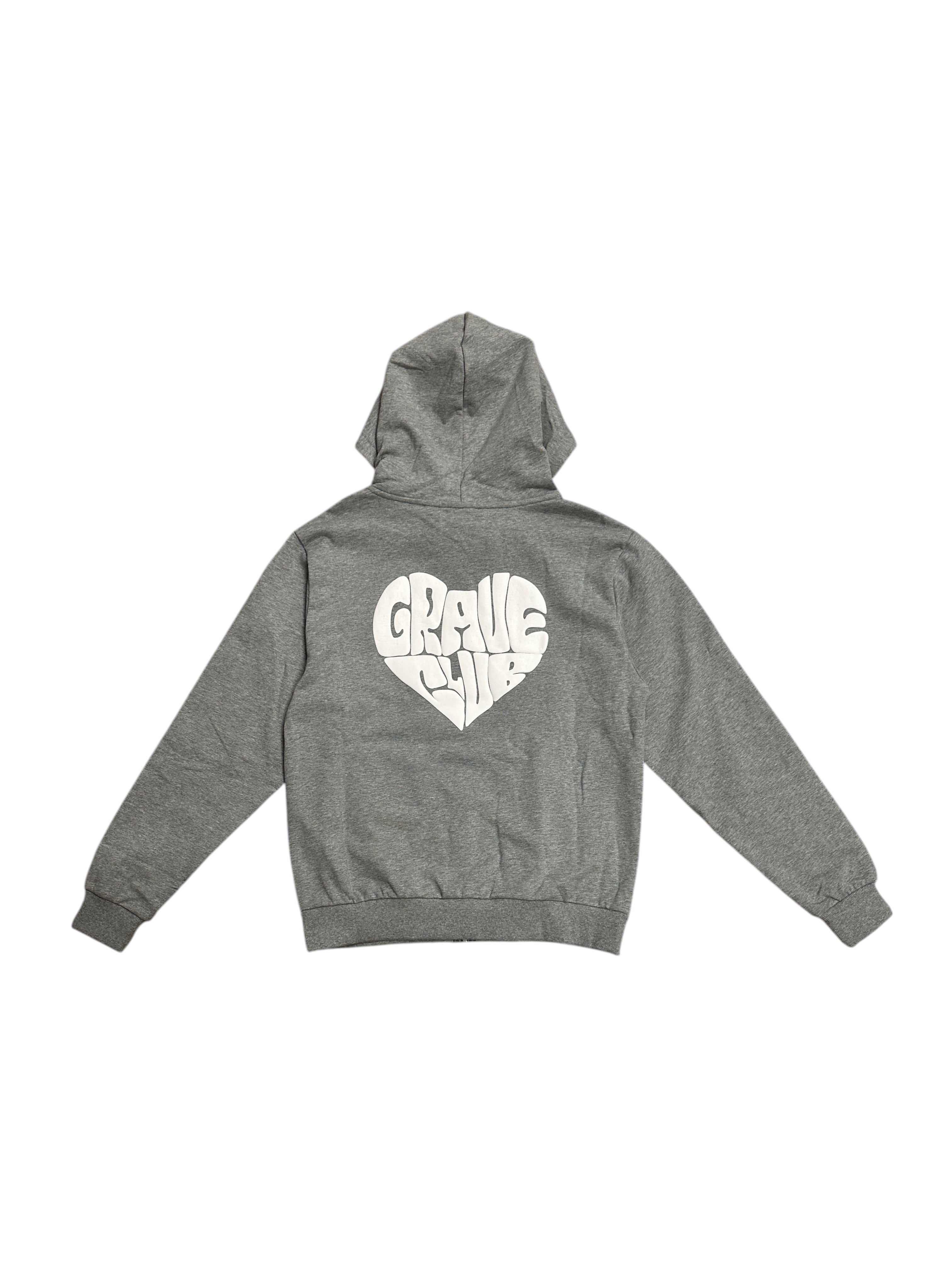 Grey Zip Hoodie
