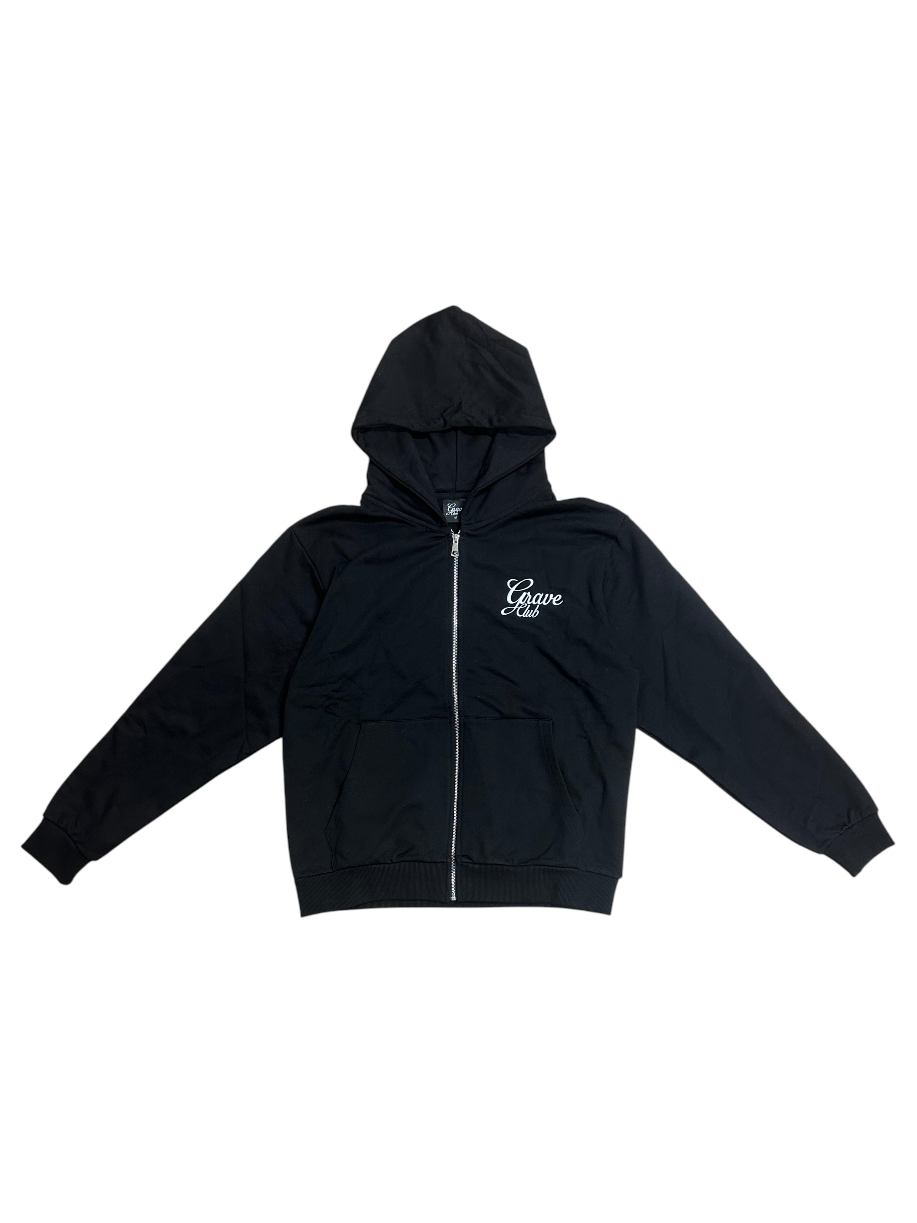 Black Zip Hoodie