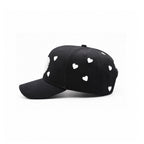 White Hearts Cap