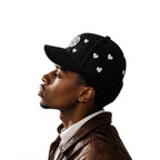 White Hearts Cap