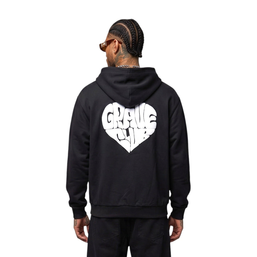 Black Zip Hoodie