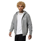 Grey Zip Hoodie
