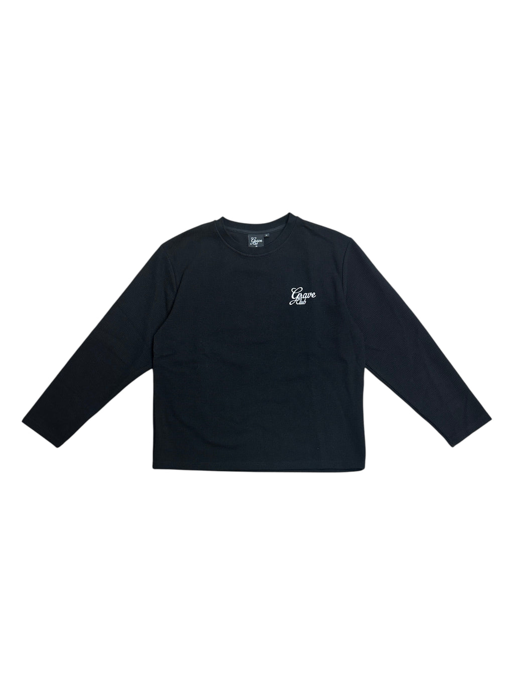 Black Waffle Shirt