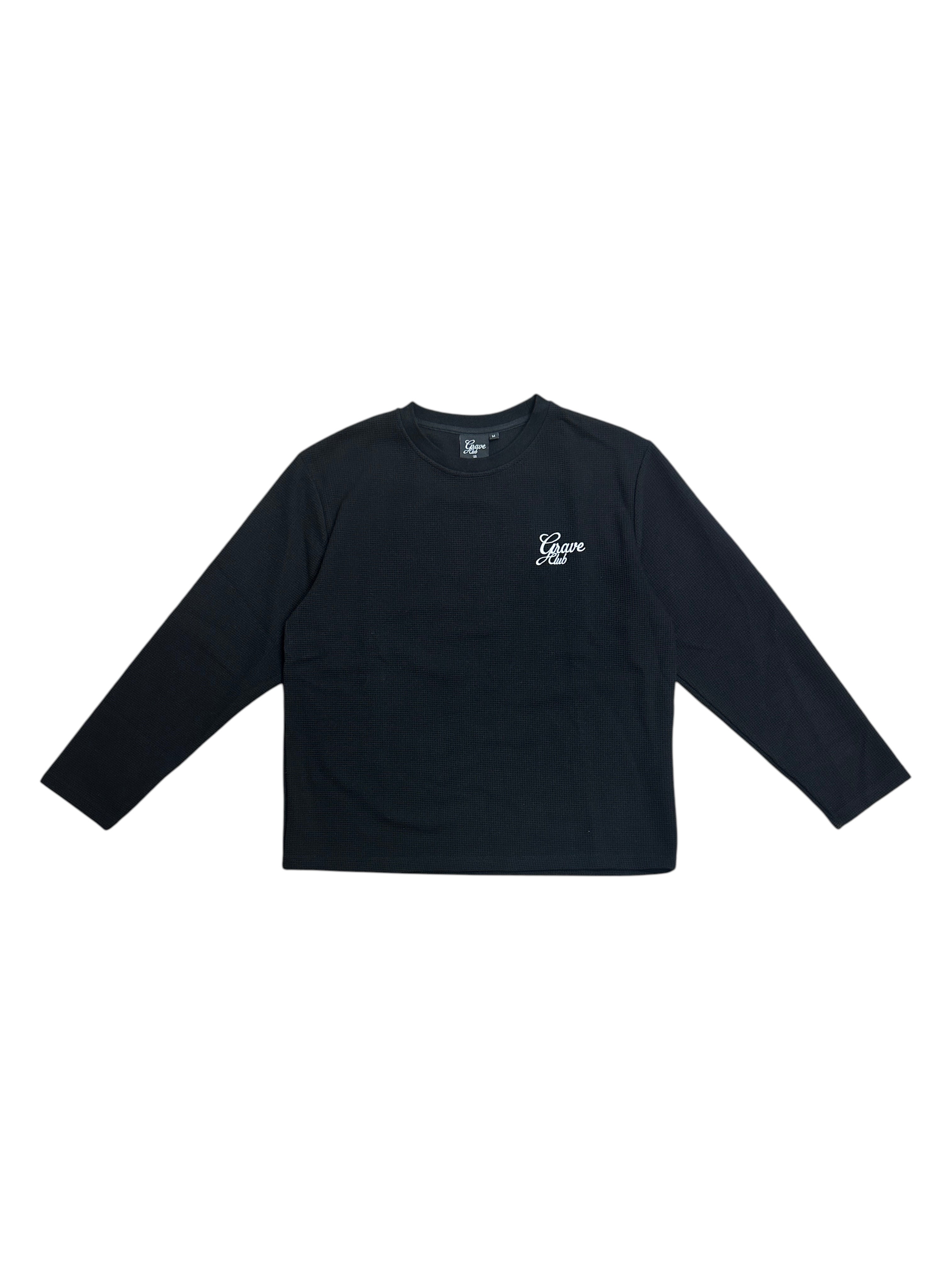 Black Waffle Shirt
